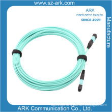 MPO/MTP Om3 Aqua Fiber Optic Cable Patchcord